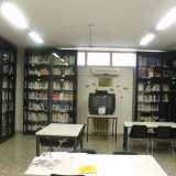 La biblioteca di Japigia quando era funzionante e aperta 